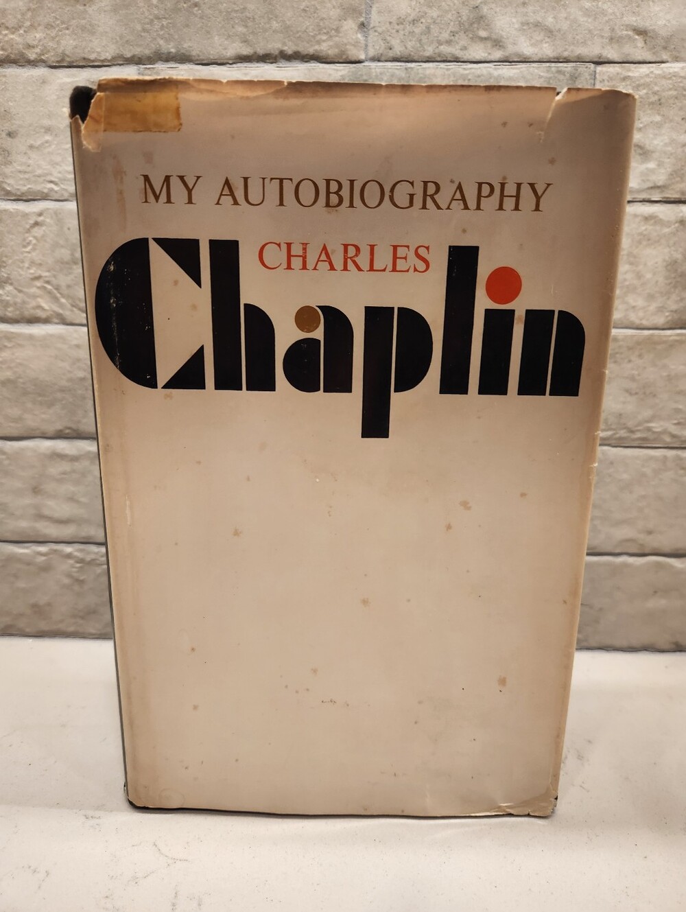 Charles Chaplin Autobiography 1964 First Print